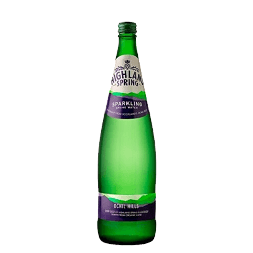 Highland Spring Sparkling Water, Glass 100cl