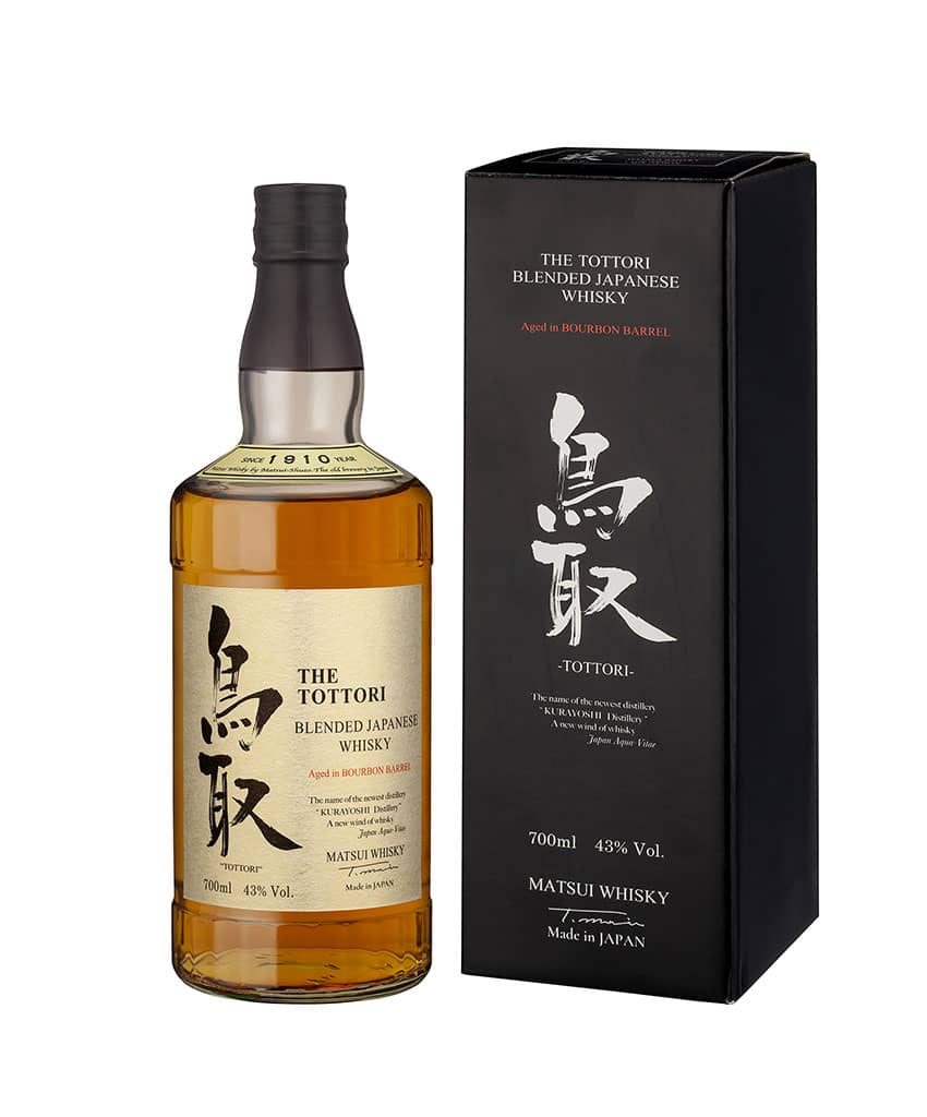 The Tottori Blended Japanese Whisky, Aged in Bourbon Barel, 70cl The Tottori Blended Japanese Whisky, Aged in Bourbon Barel, 70cl